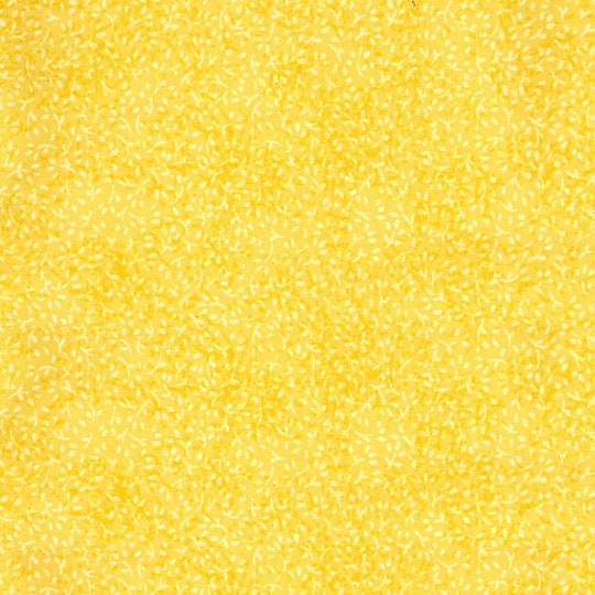 Fabric Traditions Yellow Illusions Vines Cotton Fabric